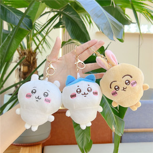 Chiikawa Sweets Custom Cartoon Rabbit Animal Soft Stuffed Light Keychain Cute Creative Plush Doll Gift PP Cotton UV Printed