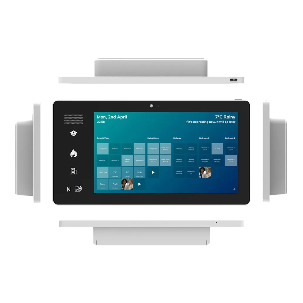Android 7 ''8 pollici montaggio a parete tablet poe pannello di controllo tuya LTE odm smart home tablet linux touchscreen pannello android pc poe