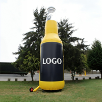 Bouteille gonflable personnalisée, canette gonflable, produits gonflables fabriqués avec un design personnalisé gonflable pour les événements promotionnels