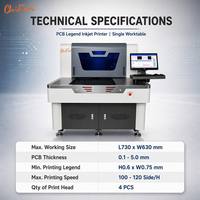 Imprimante jet d'encre à haute précision pour marquage et impression de circuits imprimés FR4, à moteur linéaire et table de travail unique