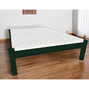 HMS moderno antico Design francese verde scuro in legno massello doppio telaio del letto intagliato a mano pannello MDF pieghevole per alberghi risparmio di spazio - Product Image 1