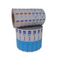 Rouleau de papier aluminium enduit personnalisé de haute qualité en gros, papier aluminium laminé pour l'emballage des lingettes humides