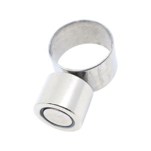 [MAGNETO] Neodymium <b>Ring</b> Holder <b>Magnet</b>-Permanent Finger Type Strong Magnetic Grip for Industrial Use and Precision Tool Handling - Product Image 1