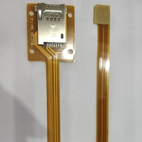 Extensor de cable de tarjeta SIM de 15cm Micro macho a SIM estándar hembra FPC con toma SIM Push-Push