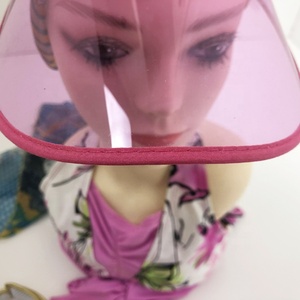 หมวกกันแดดใส ป้องกันรังสียูวี หมวกพลาสติกพีวีซีใส - Product Image 5