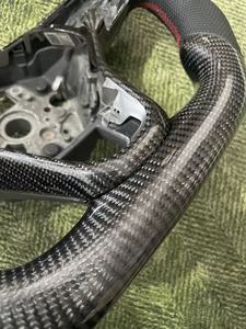 Volante de Fibra de Carbono para VW MK8 Touareg GTD MK6 R-Line CC Jetta GTI Tiguan Passat Amarok <span class=keywords><strong>Virtus</strong></span> V6 T6 Variant - Product Image 3