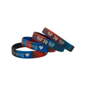 Bracelet en silicone personnalisé, vente chaude, cadeaux, bracelet en silicone concave, fabricant, logo personnalisé - Product Image 2