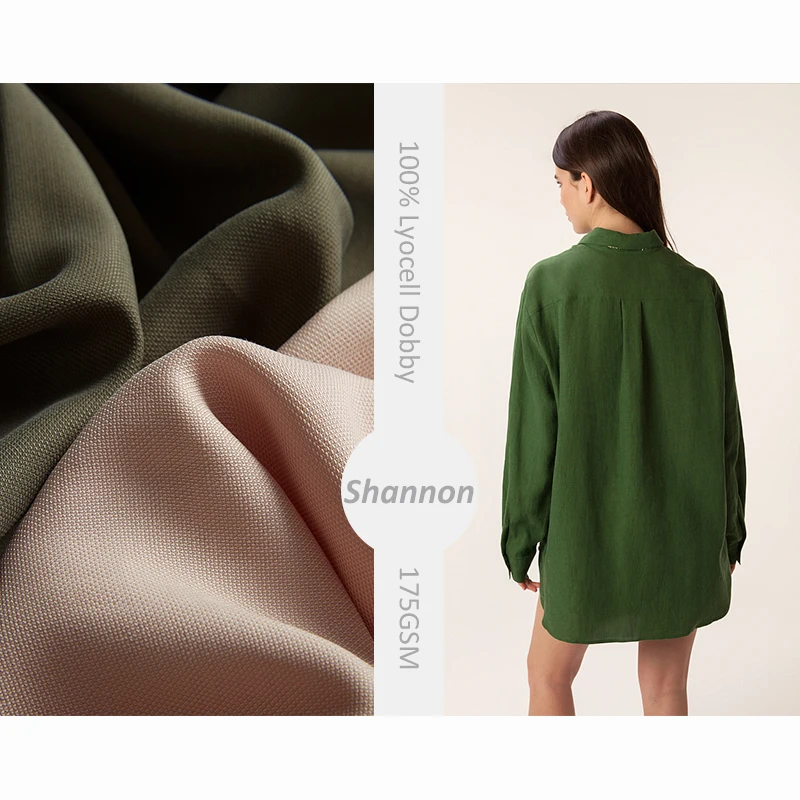 Бесплатный образец 100% lyocell ананас сетка dobby ткань для платья