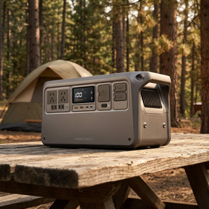 POWER 1000 V2 Portable Power Station 1024Wh LiFePO4 Battery 2600W 140W USB-C Solar Charging Laptop <b>Computer</b> Camping Emergency - Product Image 1