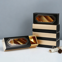 Boîtes d'emballage alimentaire personnalisées avec fenêtres transparentes en PVC, idéales pour les collations portionnées, les bonbons, les noix, les biscuits et plus encore