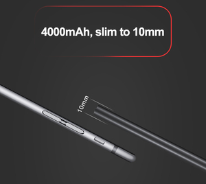 พาวเวอร์แบงค์ขนาดเล็กพิเศษบางเฉียบ 4000 มิลลิแอมป์ ชาร์จมือถือแบบพกพาผ่านพอร์ต USB  วัสดุอะลูมิเนียม - Product Image 4