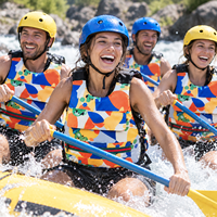 Gilet de sauvetage pour rafting en eaux vives, tissu Oxford 600D, mousse NBR, flottabilité, imperméable, pour adultes et jeunes, kayak, sports nautiques, tout usage