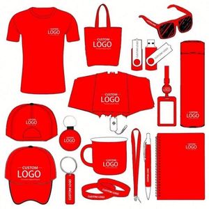 Promotional Items Custom Logo Promotional Gift Set Includes Office Supplies T-Shirt Kettle Silk Screen Printed Plastic Material - Product Image 1