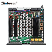 Amplificateur Sinbosen bon pour Subwoofer 2ohms Studio Master Professional 2 canaux 10000w amplificateur de puissance affichage de la température
