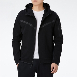 <span class=keywords><strong>Felpa</strong></span> <span class=keywords><strong>con</strong></span> <span class=keywords><strong>Cappuccio</strong></span> da <span class=keywords><strong>Uomo</strong></span> per Allenamento Casual, Zip Intera, 65% Cotone, Pile Tecnico Spesso, Tasca <span class=keywords><strong>con</strong></span> Zip, Lavorazione all'Uncinetto, Autunnale - Product Image 3