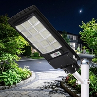 Lámpara Solar LED de 100W/200W/300W, Iluminación Solar para Exteriores, IP65, Impermeable, a Prueba de Polvo y con Protección Contra Rayos