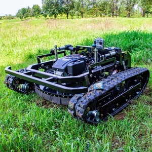 1000 Tank-<b>Tracked</b> Self Propelled Cordless Remote-Control Lawn Mower Flat Blade Industrial Grade for & Orchard Maintenance 1000 <b>T</b> - Product Image 6