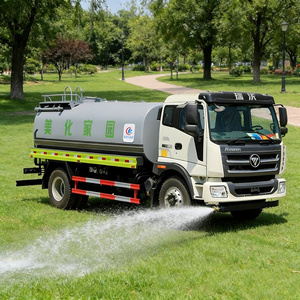 Autocisterna Foton 4X2 13CBM ad alta pressione Euro 5 per raffreddamento stradale, pulizia cortili e irrigazione campi, consegna rapida, disponibile all'ingrosso direttamente dalla fabbrica - Product Image 5