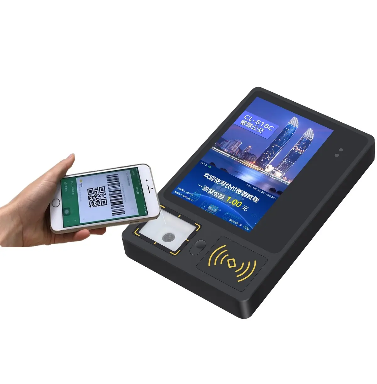 Terminal NFC de bus/Validateur de carte prépayée fixe/Fabricant de point de vente de bus