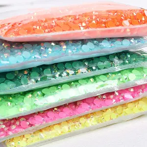 China Strass Chaton Resin Stones 2/3/4/5/6mm Kristall Flat Back Strass Großhandel Multi color