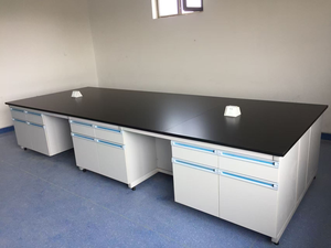 Laboratuvar Çelik ve Ahşap Tezgahı - Özelleştirilebilir Çelik ve Ahşap Çerçeve, Ayarlanabilir Raflar, Mobil Laboratuvar Tezgahı ve Tabure - Product Image 2