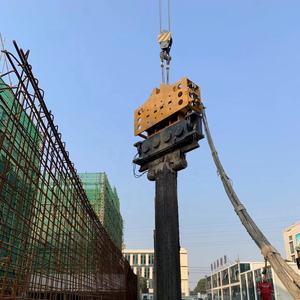 เครื่องตอกแผ่นเหล็กไฮดรอลิกเครื่องตอกเสาเข็มไฟฟ้าเครื่องตอกเสาเข็มในทะเล - Product Image 4