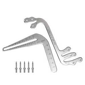 Kit de guides pour implants dentaires, localisateur de positionnement oral, règle de positionnement pour le perçage, règle d'angle, outils d'implantation dentaire pour dentiste - Product Image 1