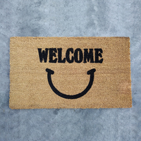 Tapis en fibre de coco personnalisé, tapis en fibre de coco de haute qualité, respectueux de l'environnement, tapis et carpettes en fibre de coco naturelle