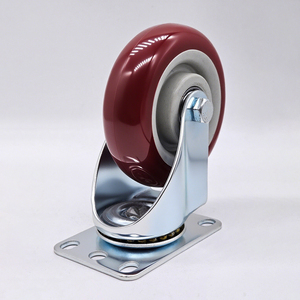 4-Zoll-Lenk rollen mit 100kg Tragfähigkeit 360-Grad-Kugellager Langlebiges Design für Wagen und Möbel - Product Image 6