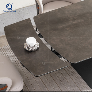 <span class=keywords><strong>Tavolo</strong></span> da Pranzo <span class=keywords><strong>Allungabile</strong></span> QIANCHENG, Moderno e Pieghevole, Direttamente dalla Cina, con Piano in Pietra Sinterizzata, Set <span class=keywords><strong>Tavolo</strong></span> da Pranzo <span class=keywords><strong>Nero</strong></span> - Product Image 4