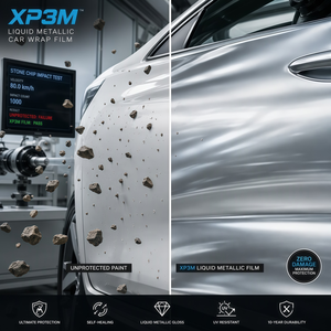XP3M Film PPF TPU Satiné Noir Mat Bleu Phantom Mat, Film PPF à Changement de Couleur 7,5 Mil Auto-Réparateur Anti-Rayures Anti-Jaunissement - Product Image 4