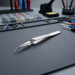 แหนบเพชรสเตนเลสสตีล SUNTOOLS/STIPL รุ่น 595A แบบมีรู ปิดล็อคแบบไขว้ ขนาด 120 มม. ด้ามโค้ง สำหรับทำเครื่องประดับ - Product Image 5
