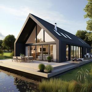 Villas préfabriquées, plans <span class=keywords><strong>de</strong></span> maisons préfabriquées, villas <span class=keywords><strong>de</strong></span> luxe en acier léger à faible coût - Product Image 6