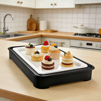 Ensemble de supports à gâteaux en acier inoxydable pour hôtel et restaurant, présentoir à desserts, stand de présentation alimentaire pour traiteur, buffet pour banquet, mariage