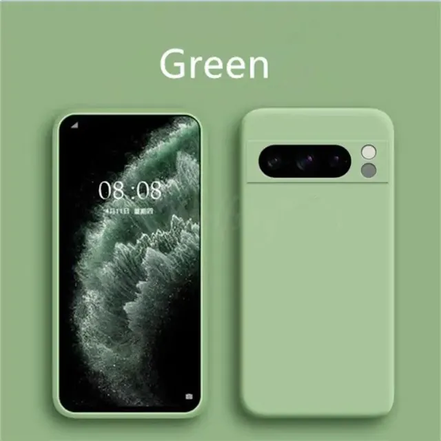 For Google Pixel 9 Pro XL Cover Liquid Silicone Rubber Protector TPU Case Pixel 9A Case