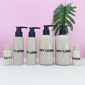 Botella de Plástico Biodegradable y Ecológica de 30 ml, 100 ml, 150 ml, 300 ml, Botellas Reciclables de Paja de Trigo de 10 oz para Gel de Ducha y Champú - Product Image 6