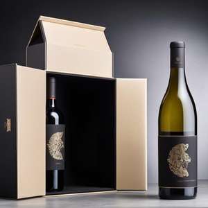 Embalaje <span class=keywords><strong>de</strong></span> cartón <span class=keywords><strong>de</strong></span> vidrio <span class=keywords><strong>de</strong></span> licor Caja <span class=keywords><strong>de</strong></span> embalaje <span class=keywords><strong>de</strong></span> botella <span class=keywords><strong>de</strong></span> vino <span class=keywords><strong>de</strong></span> lujo magnética <span class=keywords><strong>de</strong></span> doble puerta abierta Premium personalizada - Product Image 1