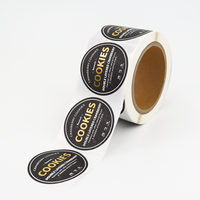 Étiquettes d'emballage en rouleau de papier autocollant personnalisées avec estampage à chaud en feuille de cuivre pour les épices gastronomiques et les boîtes de thé