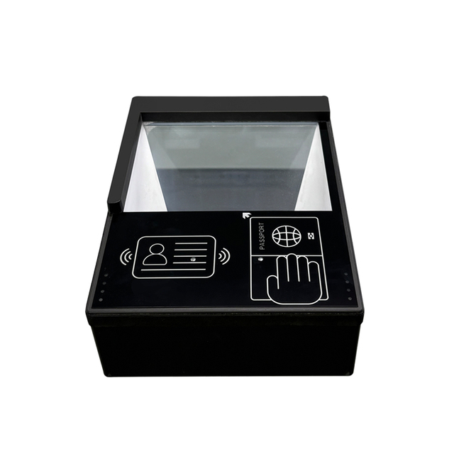 RAKINDA Full-Page USB Passport Reader ID Card Driver's License OCR MRZ Scanner Visitor Access Control Kiosk 5-Year Warranty