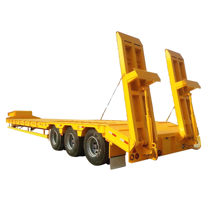 HSTAR 2025, Лидер продаж, передняя загрузка, Lowboy, полуприцеп, нижний грузовик, выдвижной экскаватор, Съемный Стальной транспорт
