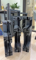 Fenêtre à double vitrage fixe en alliage d'aluminium Daoming, résistante aux intempéries, insonorisée, à rupture de pont thermique, personnalisable