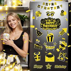 Produttore personalizzato PVC magnete frigo Design minimalista <span class=keywords><strong>per</strong></span> <span class=keywords><strong>compleanno</strong></span> riutilizzabile e durevole - Product Image 3