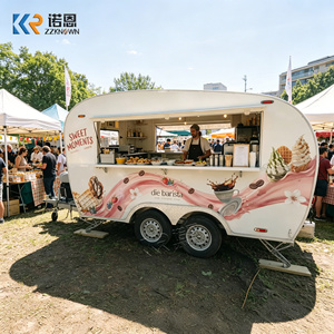 Camionnette de restauration rétro à vendre, camion mobile vintage pour café, glaces et crêpes, idéal pour la <span class=keywords><strong>location</strong></span> événementielle et la restauration en plein air - Product Image 2