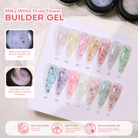 1 kg en gros – Collection de gels durcis à froid pour ongles, à base de fleurs séchées, végétaliens, sans HEMA, sans TPO, certifiés CPSR, OEM