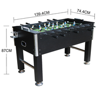 Table de football de conception à huit barres de 5 pieds de haute qualité pour les enfants Table de football en MDF en salle Divertissement en gros