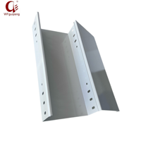 Goulotte de câblage robuste CE anti-corrosion à fond plein, facile à installer, revêtement poudré, 400x100x2mm, 3m, taille personnalisée disponible, RAL