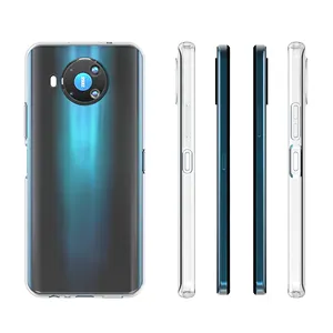 Ultra Thin Soft TPU Transparent Mobile Phone Case For Nokia 8.3 5G