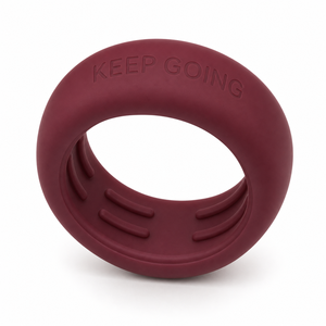Coque de protection en silicone Oura Ring 5/4 Galaxy Ring RingConn Ultrahuman, gaufrée rouge bordeaux, pour bague connectée, avec texte personnalisé, cadeau - Product Image 2