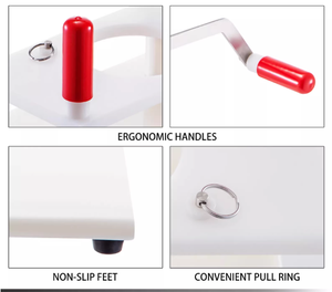 Machine manuelle à fabriquer des hamburgers, adaptée au bœuf, au porc et au poisson - Product Image 2