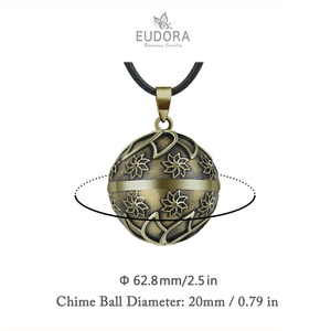 สร้อยคอเมอร์รี่ไชน์ คอปเปอร์ ฮาร์โมนี่ บอล ลูกบอลแห่งความปรารถนาสำหรับคนท้อง ของขวัญสำหรับแม่ ภรรยา ลูกสาว ผู้หญิง - Product Image 5